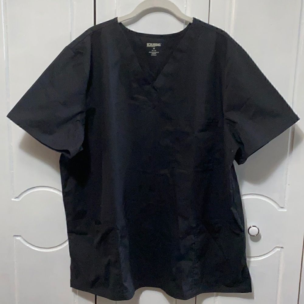 Scrubstar Black Scrub Top size XL